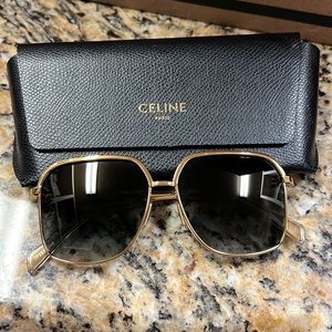 Celine gold sunglasses